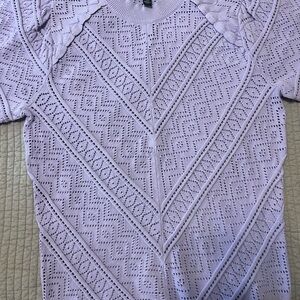 White House Black Market Lilac Sweater